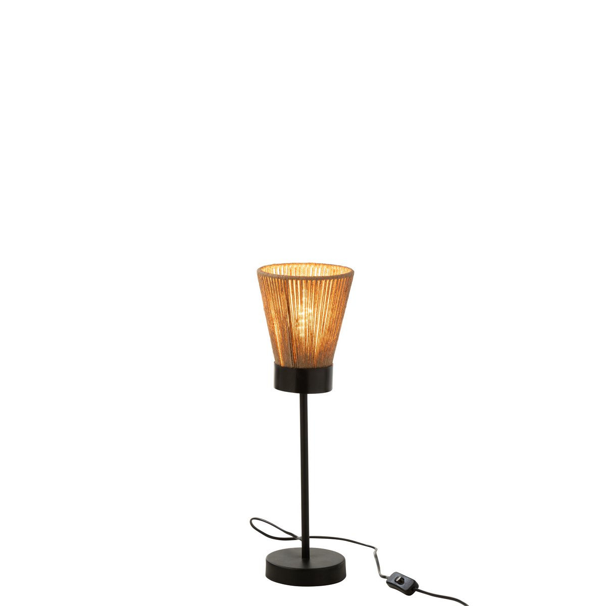 J-Line Zara Tafellamp - Stijlvolle Jute Lamp in Beige - Elegante Verlichting voor Jouw Interieur