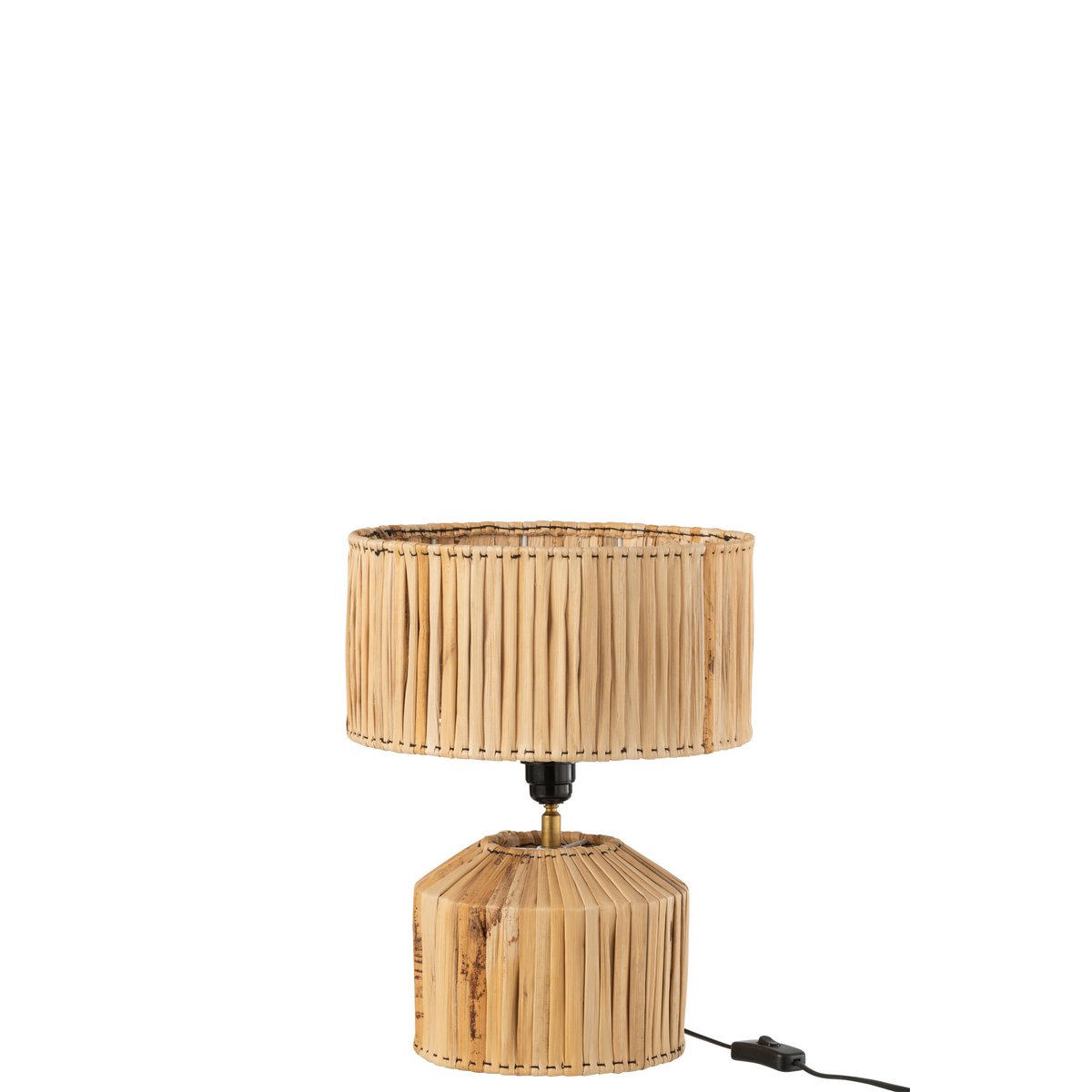 J-Line Tafellamp Hanna - Luxe Jute Lamp in Natuurlijk - Stijlvolle Verlichting voor Jouw Interieur