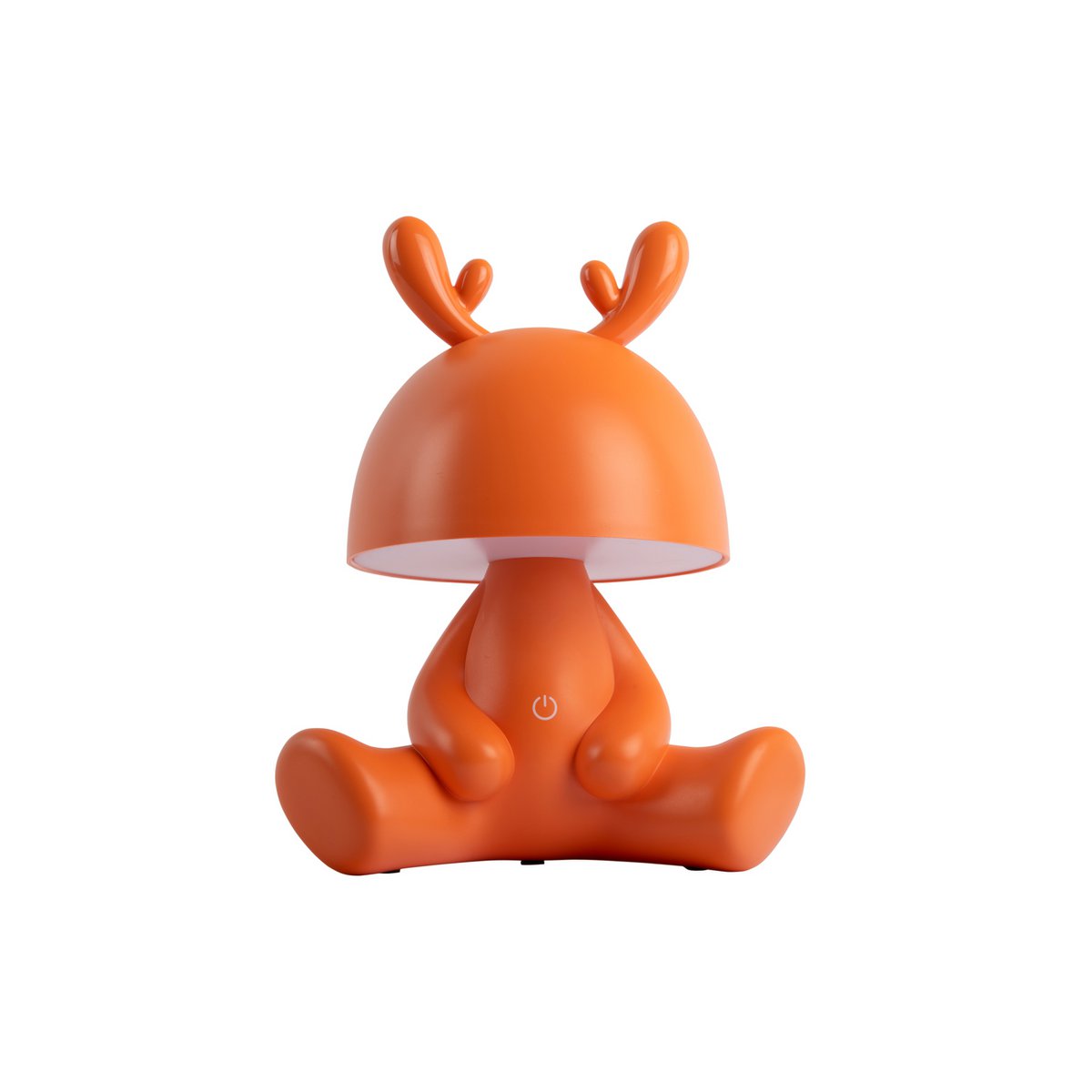 Deer Tafellamp - Draadloze LED Lamp in Oranje voor Kinderkamer en Sfeervolle Hoeken