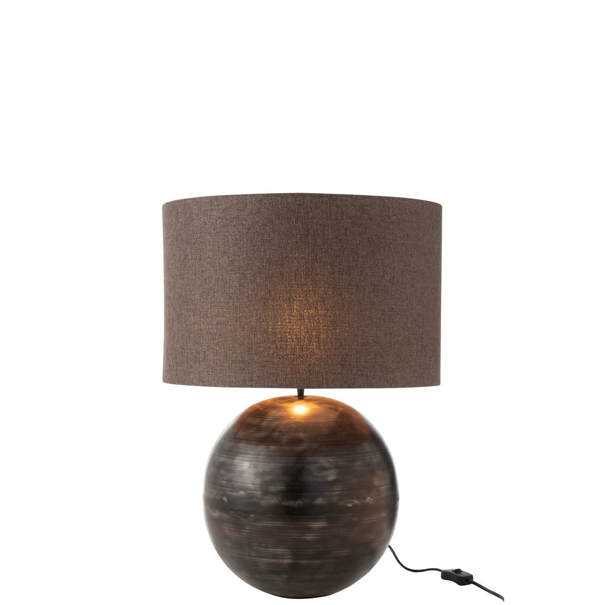 J-Line Tafellamp Scale - Luxe Metalen Lamp in Zwart - Stijlvolle Verlichting voor Jouw Interieur