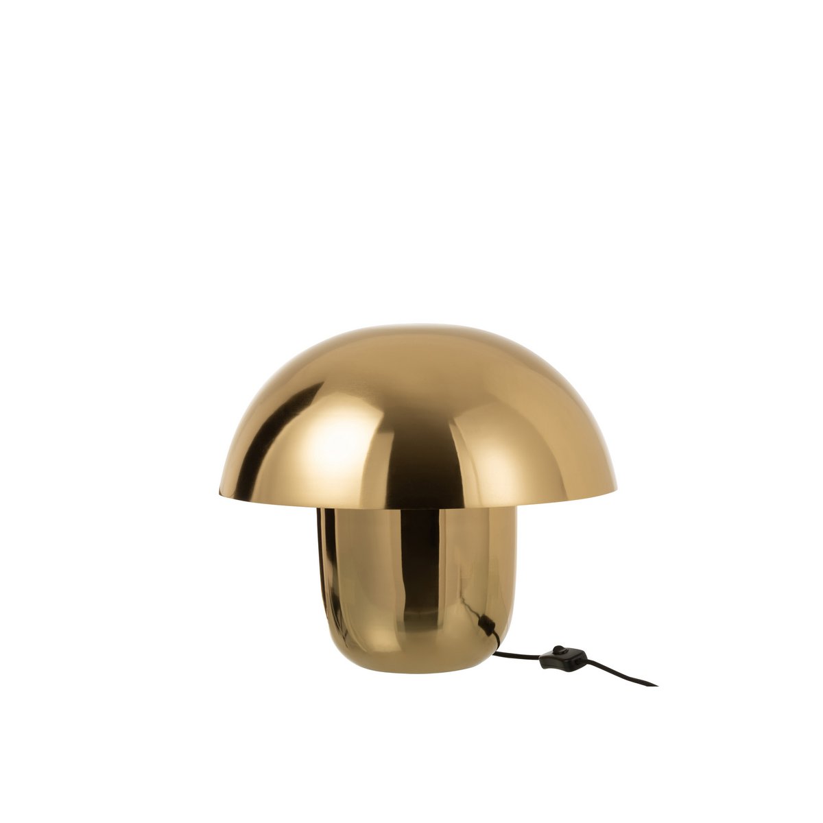 J-Line Sophie Tafellamp - Luxe Gouden Mushroom IJzeren Lamp - Stijlvolle Verlichting voor Jouw Interieur