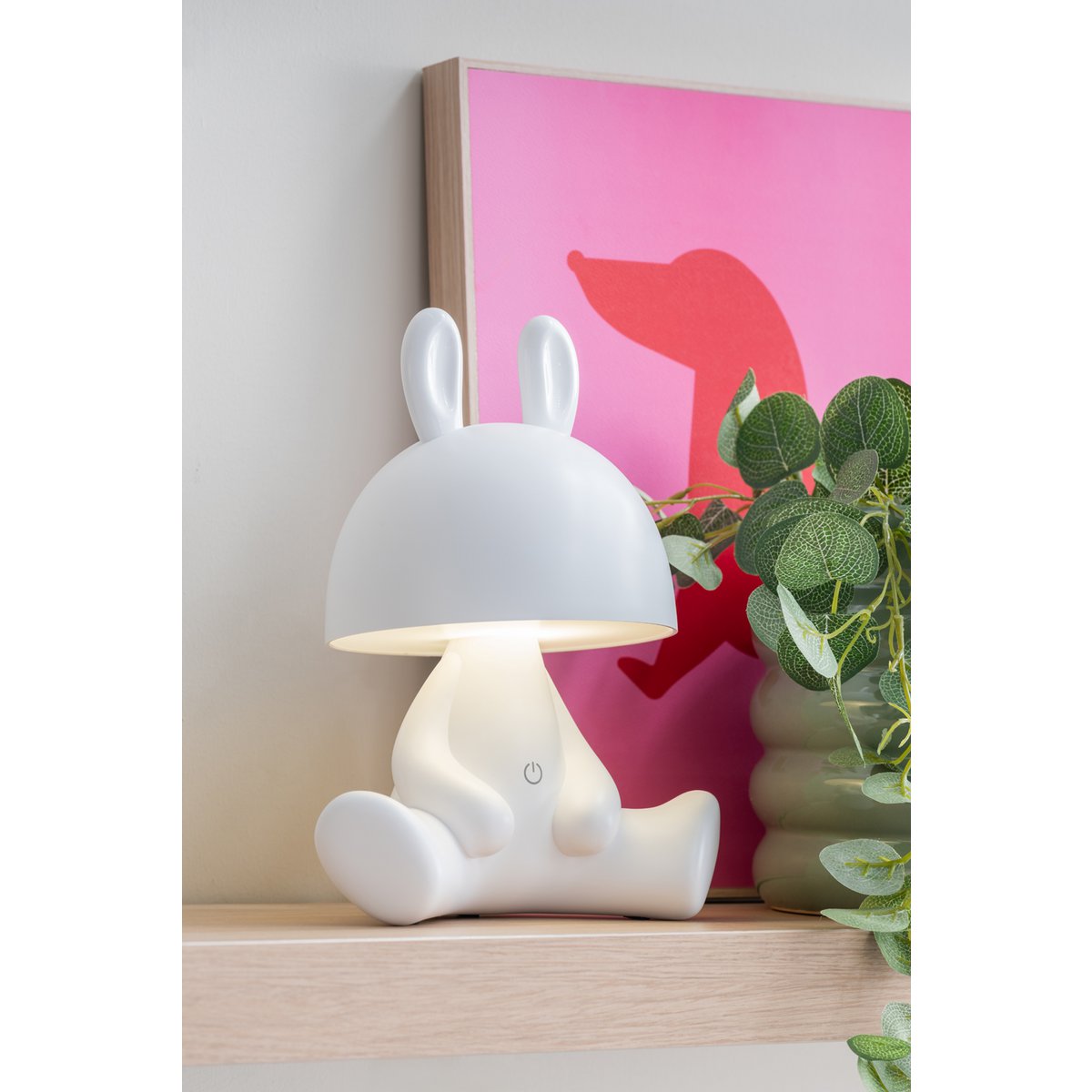 Bunny Tafellamp - Speelse LED Lamp in Wit voor Kinderen en Modern Interieur