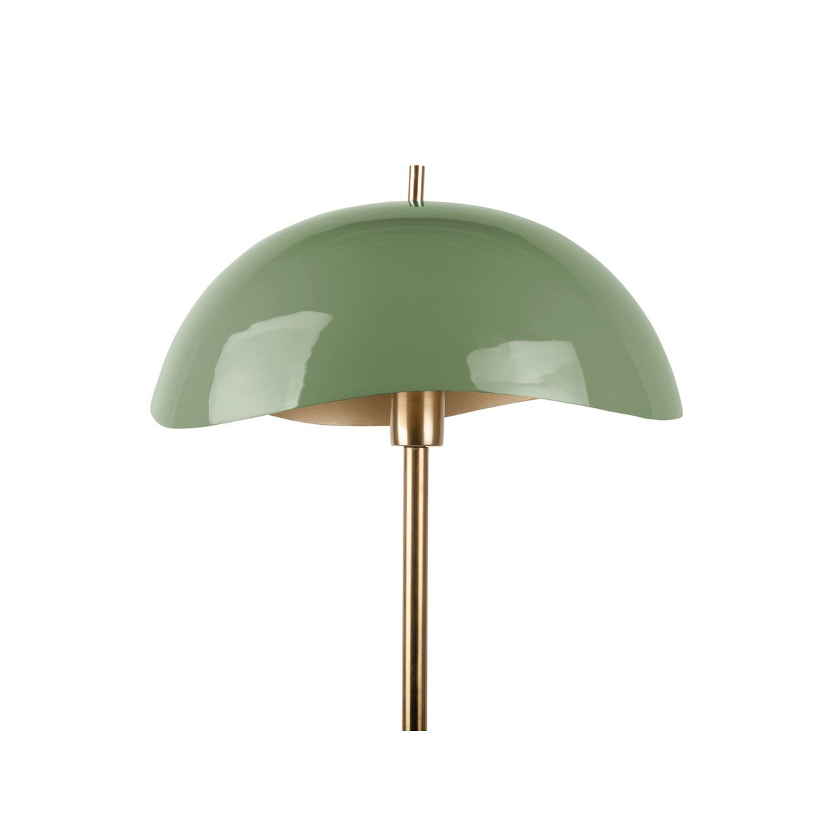 Waved Vloerlamp - Golvend Design met Geborstelde Groene Afwerking - Stijlvolle Sfeerverlichting