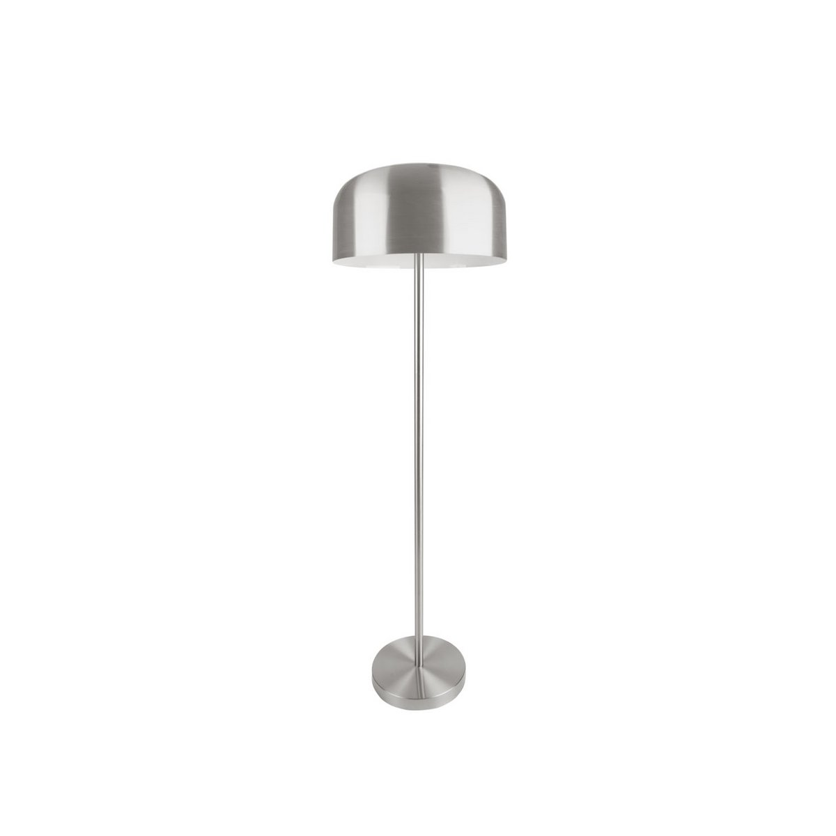 Capa Vloerlamp - Moderne Designlamp met Trendy Geborsteld Zilveren Afwerking