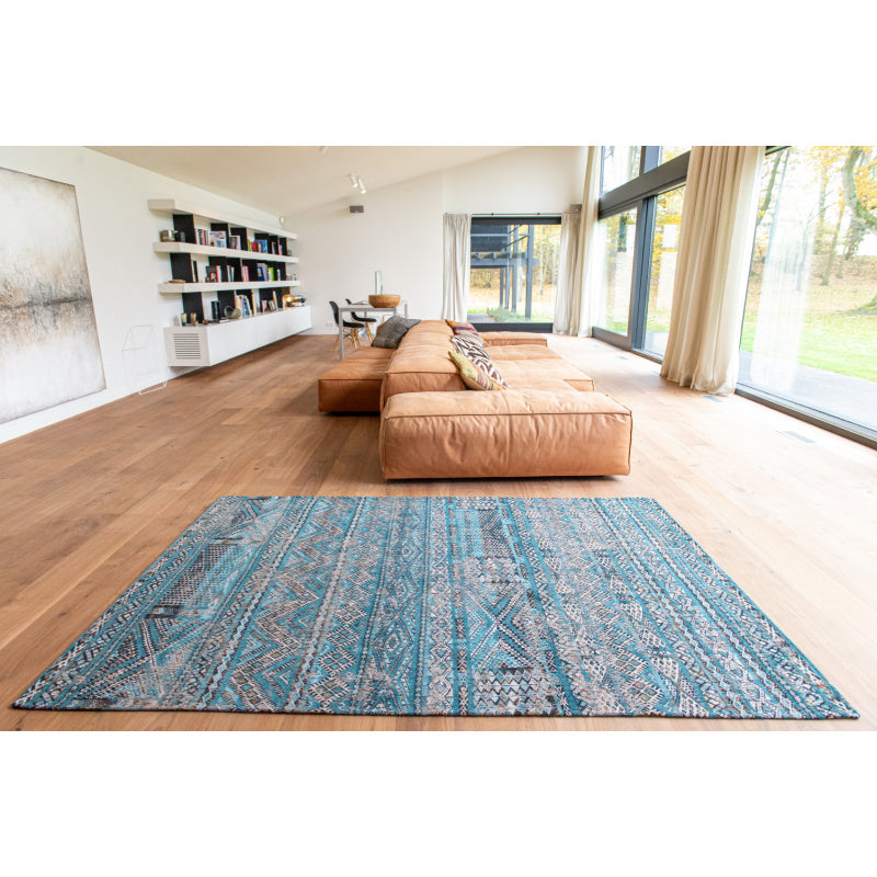 Louis De Poortere - Vintage - Vloerkleed - Antriquarian Kilim - Zemmuri Blue