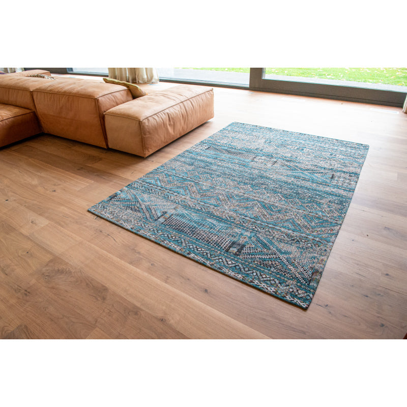 Louis De Poortere - Vintage - Vloerkleed - Antriquarian Kilim - Zemmuri Blue