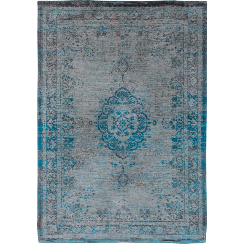 Louis De Poortere - Vintage - Vloerkleed - Fading World - Medallion - Grey Turquoise