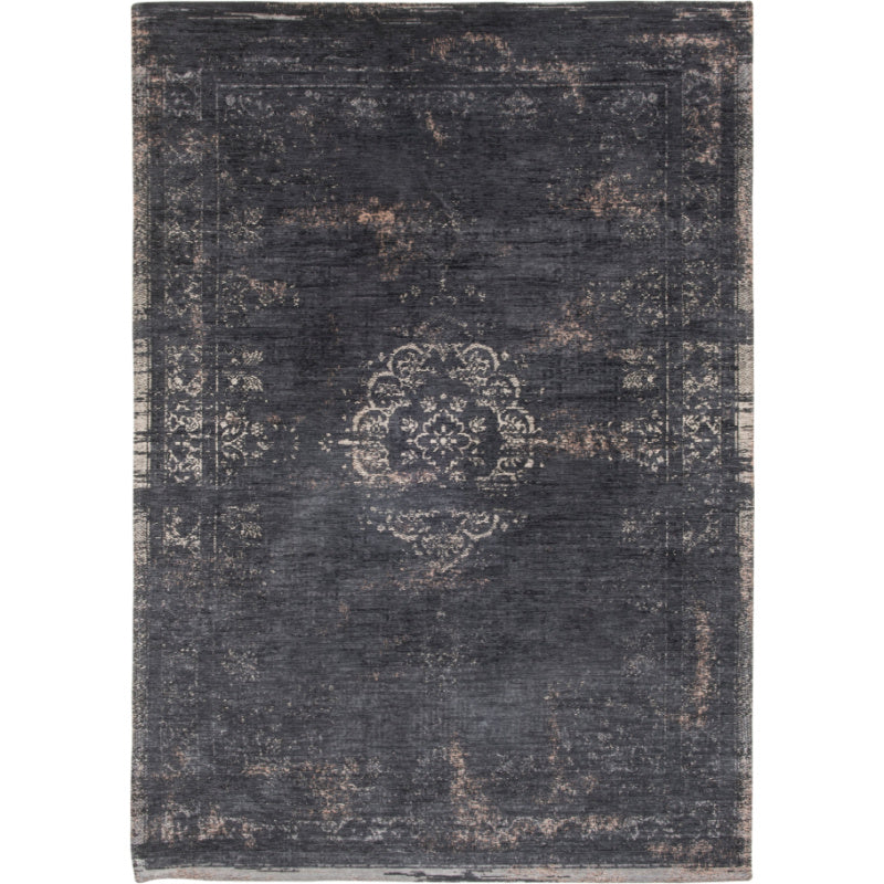 Louis De Poortere - Vintage - Vloerkleed - Fading World - Medallion - Mineral Black