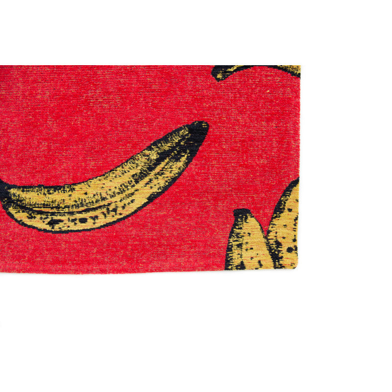 Vloerkleed - Louis De Poortere - Pop Banana - Miami Red