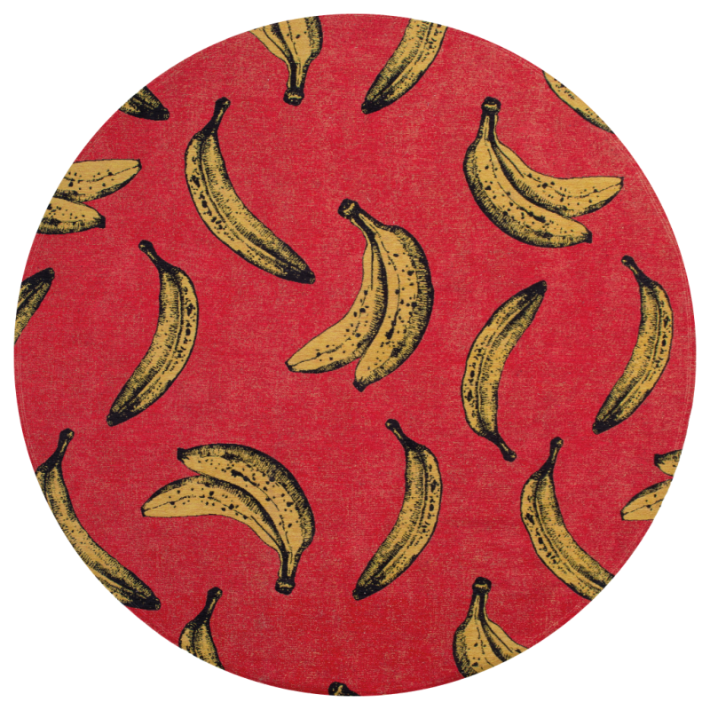 Vloerkleed - Louis De Poortere - Pop Banana - Miami Red